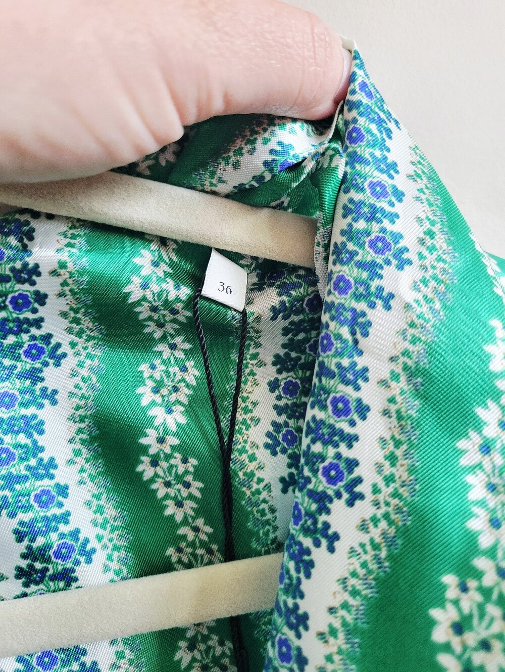SANDRO Agnetta Floral Print Maxi Dress in Green - Picture 9 of 13